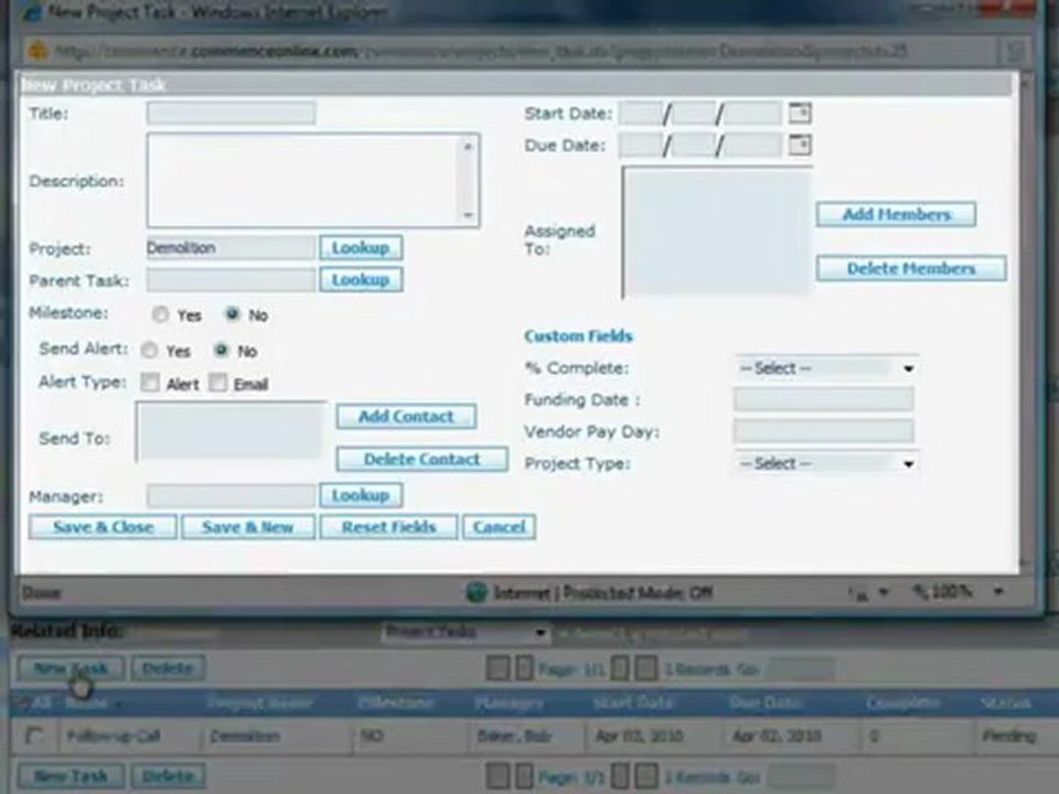 Manage Projects More Efficiently with Commence CRM Software