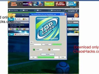 Top Eleven Hack Cheat [Cash] [Tokens] # FREE Download August 2012 Update
