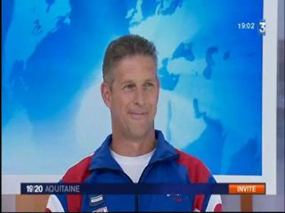 Baïnes : Major Thierry Village, MNS invité de France 3 Aquitaine