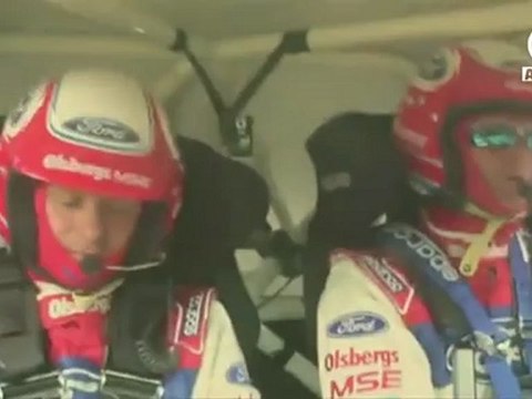 Marcus Grönholm et la Ford Fiesta Turbo à Pikes Peak