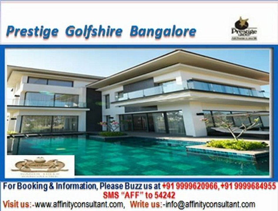 Prestige golfshire nandi hills Bangalore @ 09999620966, Nandi hills Premium villas