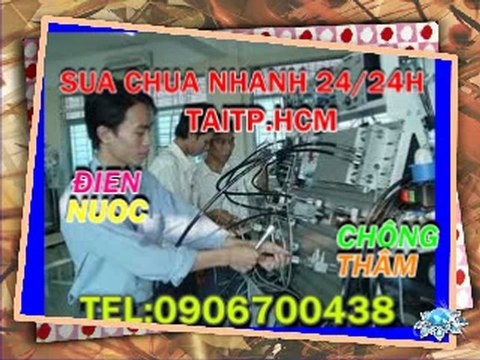 THỢ SỬA ĐIỆN NƯỚC TẠI QUẬN TÂN PHÚ TPHCM 0906700438