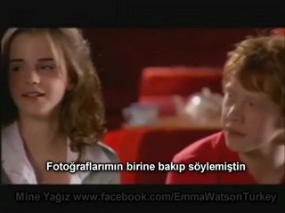 Emma Watson ve Rupert Kamera Arkası