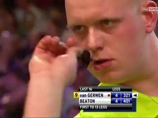 Micheal Van Gerwen Vs. Steve Beaton (World Final 2012)