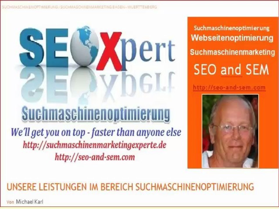 Google Ranking fuer ihre Webseite - Suchmaschinenoptimierung