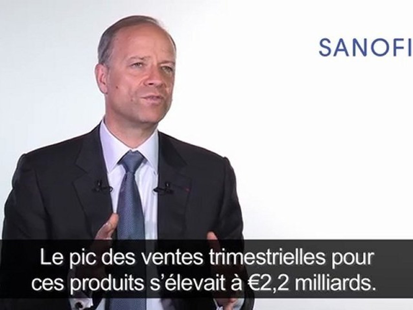 ⁣Chris Viehbacher, DG de Sanofi, commente les résultats du 2ème trimestre 2012