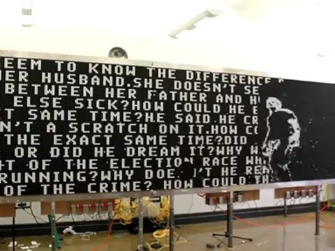 Panneau d'affichage à 44000 points électromagnétiques