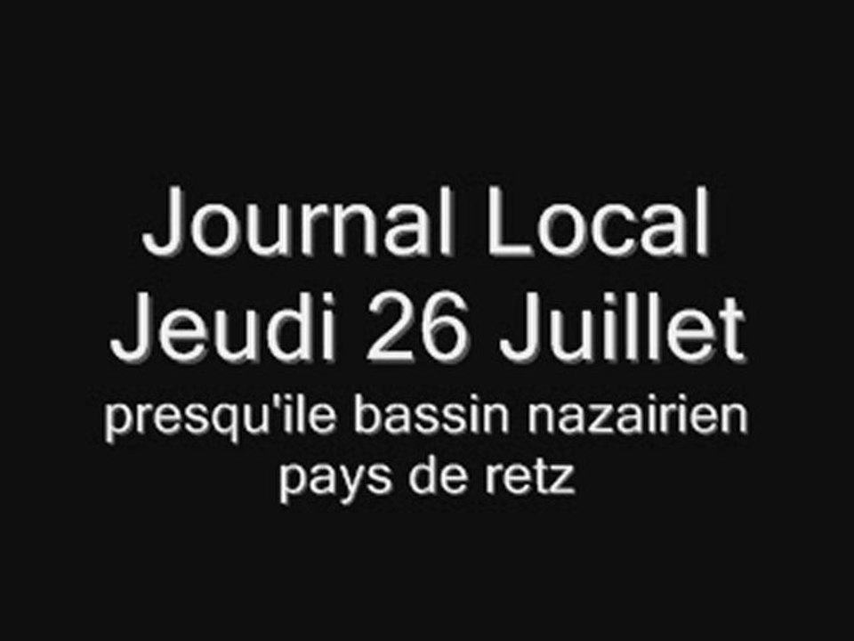 journal 26 juillet