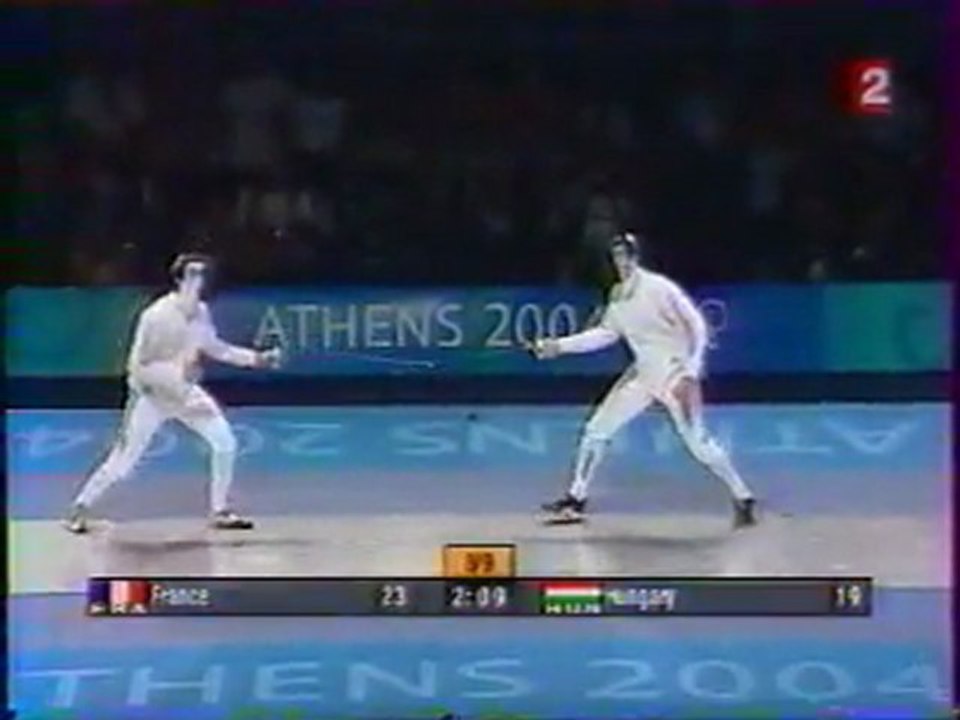 JO Athènes 2004 - Finale Epée hommes par équipes