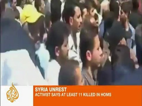 Syrian mourners killed in Homs