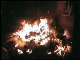 SICILIA TV (Favara) Cassonetto bruciato in Via Agrigento a Favara
