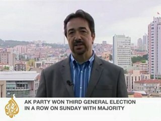 Al Jazeera speaks to a columnist about AKP's win
