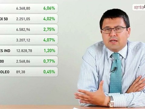 26.07.12 · Las bolsas europeas suben apoyadas por las declaraciones de Draghi - Cierre de mercados financieros - renta4.com