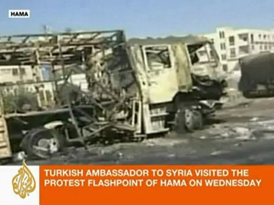 AJE speaks to a Hama resident in Syria