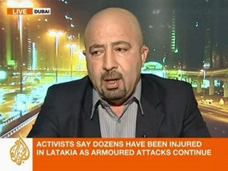 Syria opposition member talks to Al Jazeera