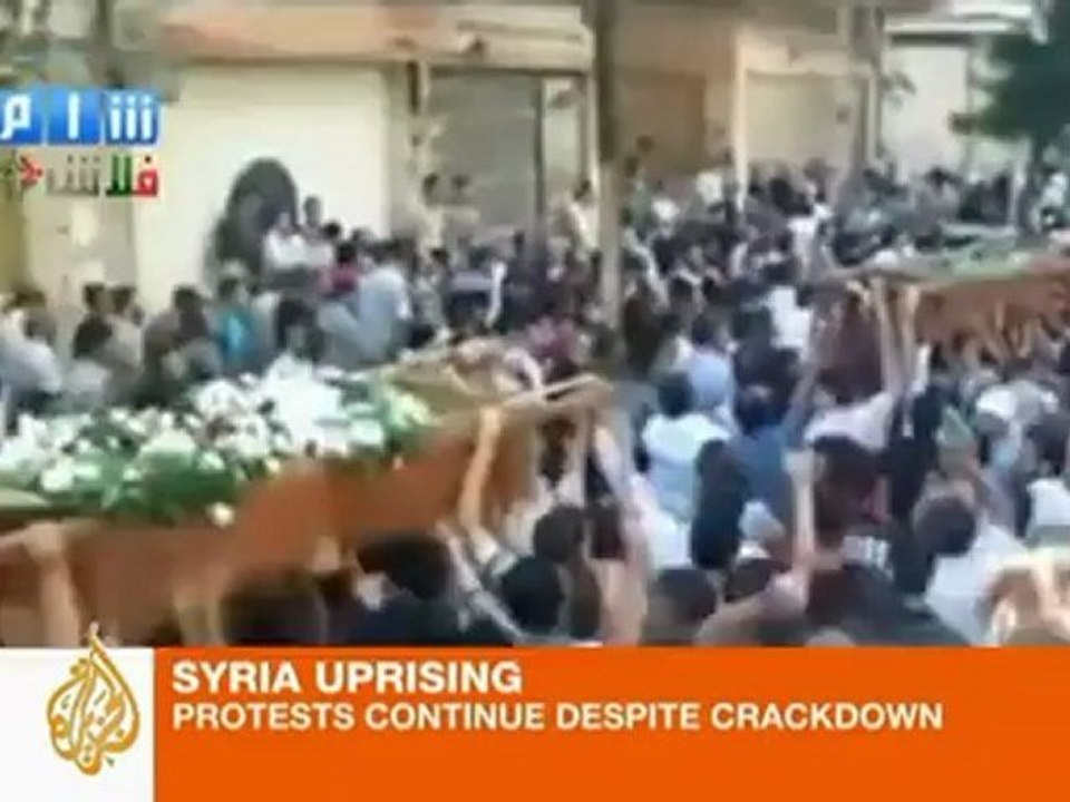 Syrian protesters undeterred