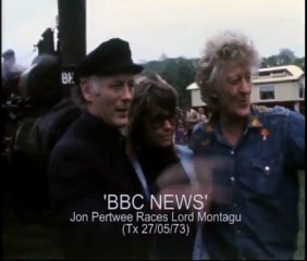 Lord Montagu (1973) Tractor Race-Jon Pertwee!