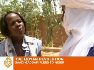 Gaddafi's third son 'flees to Niger'