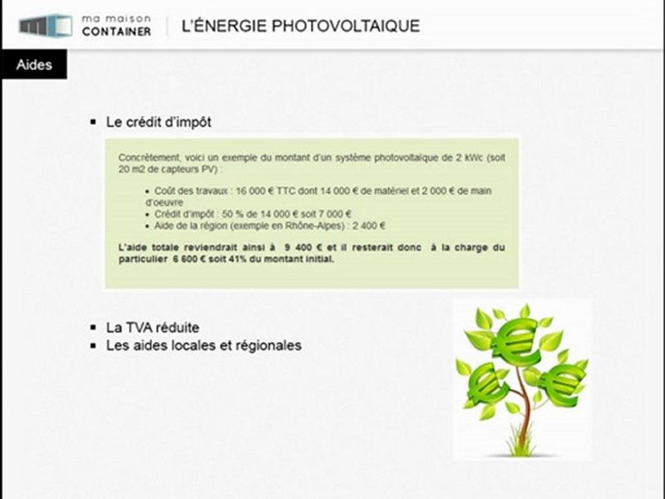 Explication sur les panneaux solaires photovoltaïques
