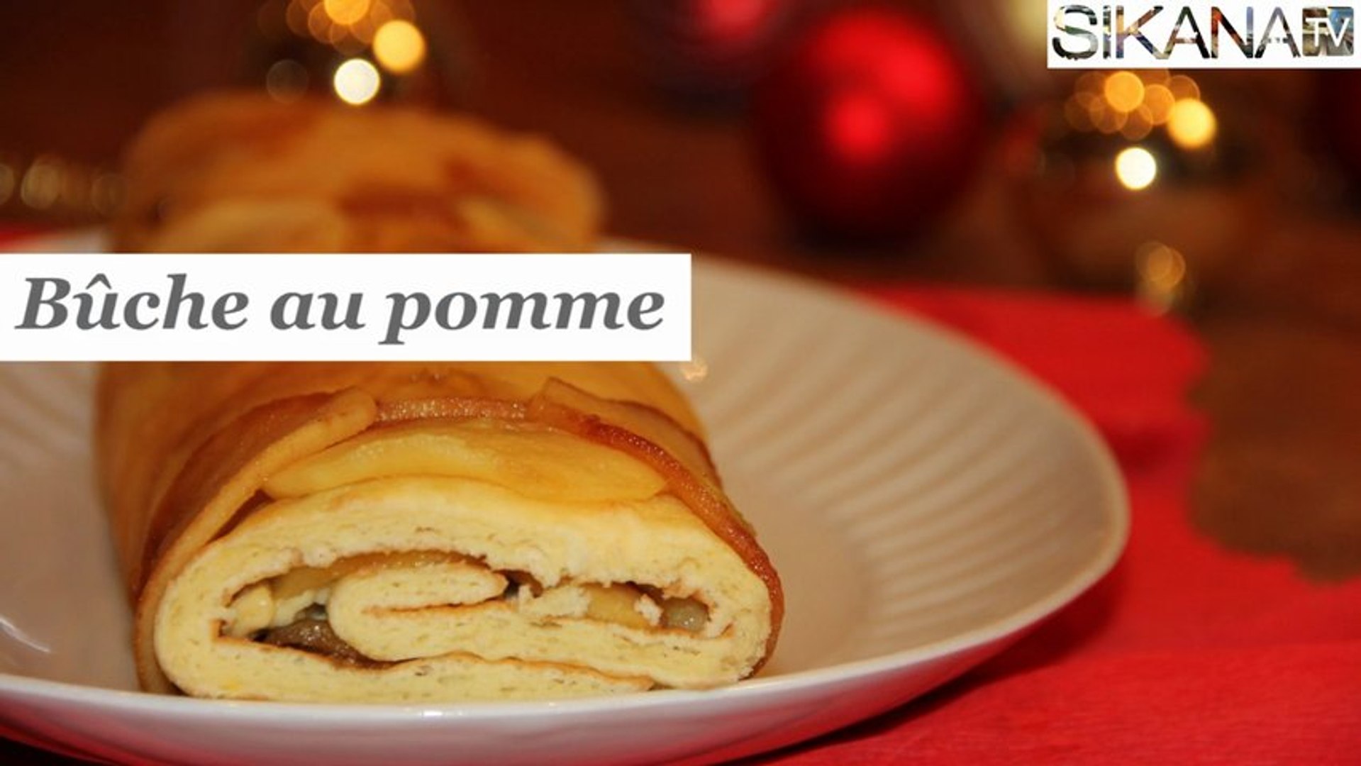 La Buche Aux Pommes Gateau Roule Aux Pommes Recette Facile Aux Pommes Hd Video Dailymotion
