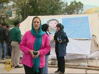 Former Afghanistan MP continues hunger strike