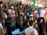 Gaza gives released prisoners rapturous welcome
