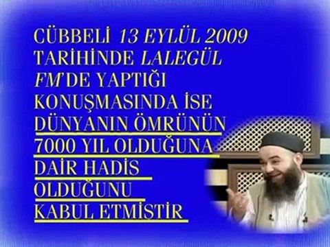 Cübbeli’nin Beyan dergisi dünyanın ömrünün 7000 yıl olduğunu kabul ediyor!