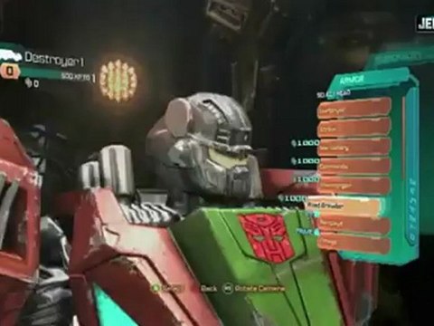 Transformers - Fall of Cybertron : Multiplayer trailer