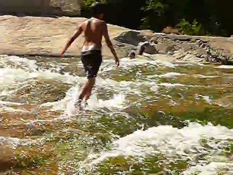 Toboggan rivière en corse