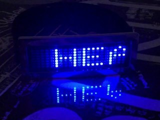 ACHAT CEINTURE LED BLEU