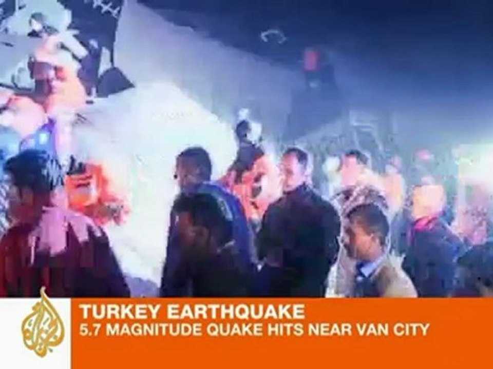Earthquake hits eastern Turkey