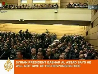Assad says no orders were given to shoot citizens