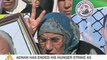 Palestinian prisoner Khader Adnan ends hunger strike