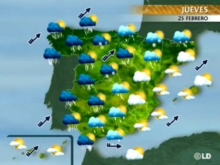 El Tiempo: previsión para el jueves 25 de febrero