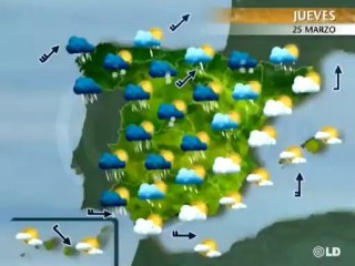 El Tiempo en España: previsión para el jueves 25 de marzo