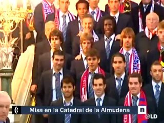 El Atlético de Madrid celebra su título por las calles de Madrid