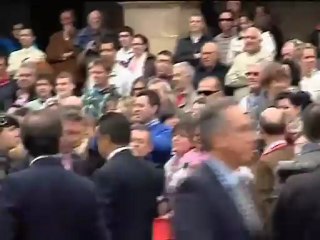 Zapatero es abucheado a su llegada a Cantabria