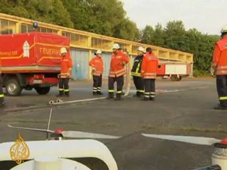 Drones fight fire to save lives in Germany