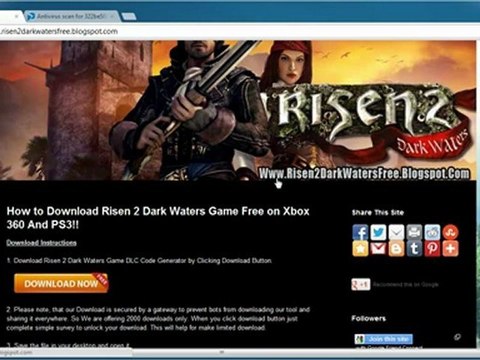 How to Get Risen 2 Dark Waters Game Crack Free on Xbox 360 And PS3!!