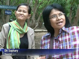 Cambodian town with gruesome past lures tourists