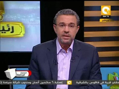 رئيس مصر: صباحي يرفض دعم مرسي أو شفيق