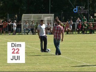 Inauguration du terrain de foot à Oberbruck