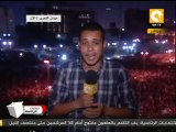 التحرير بين رفض الإعلان الدستوري وإحتفال مؤيدي مرسي