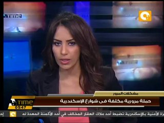 حملة مرورية مكثفة فى شوارع الإسكندرية