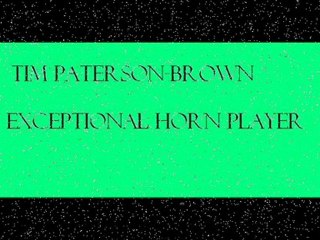 Timothy Brown (actor) | The singing and acting career