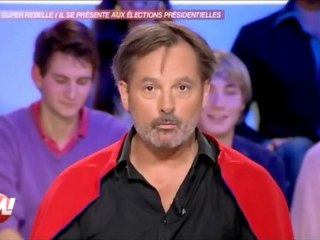 Christophe Alévêque alias Super Rebelle, candidat à la présidentielle (21/10/2012)