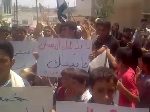 Syria فري برس حماه المحتلة كفرنبودة ريف حماة جمعة انتفاضة العاصمتين 27 7 2012 Hama