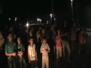 Syria فري برس حلب  مظاهرة الابزمو 26 7 2012 Aleppo