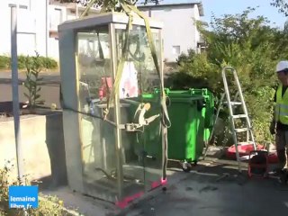 Enlèvement cabines téléphoniques du Mans