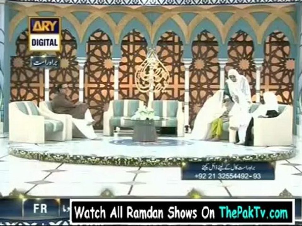 Faizan-e-Ramzan By Ary Digital - 27th July 2012 (Iftar) Part 1